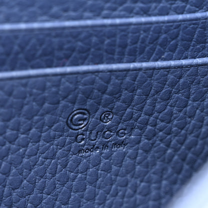 Gucci Dollar Calfskin Interlocking G Chain Wallet Caspian 6 of 12