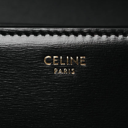 Celine Shiny Calfskin Medium Triomphe Black 6 of 13