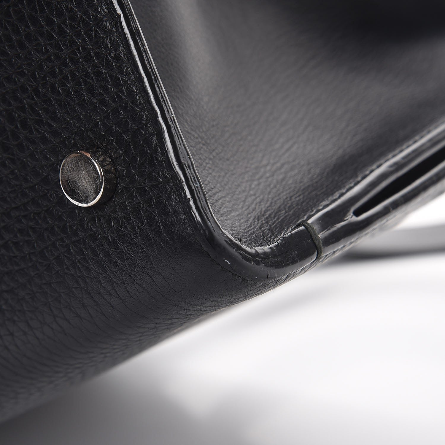Christian Dior Grained Calfskin Medium Diorever Flap Black 10 of 11