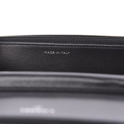 Chanel Aged Calfskin Chevron Quilted Reissue Wallet On Chain WOC So Black 7 of 14