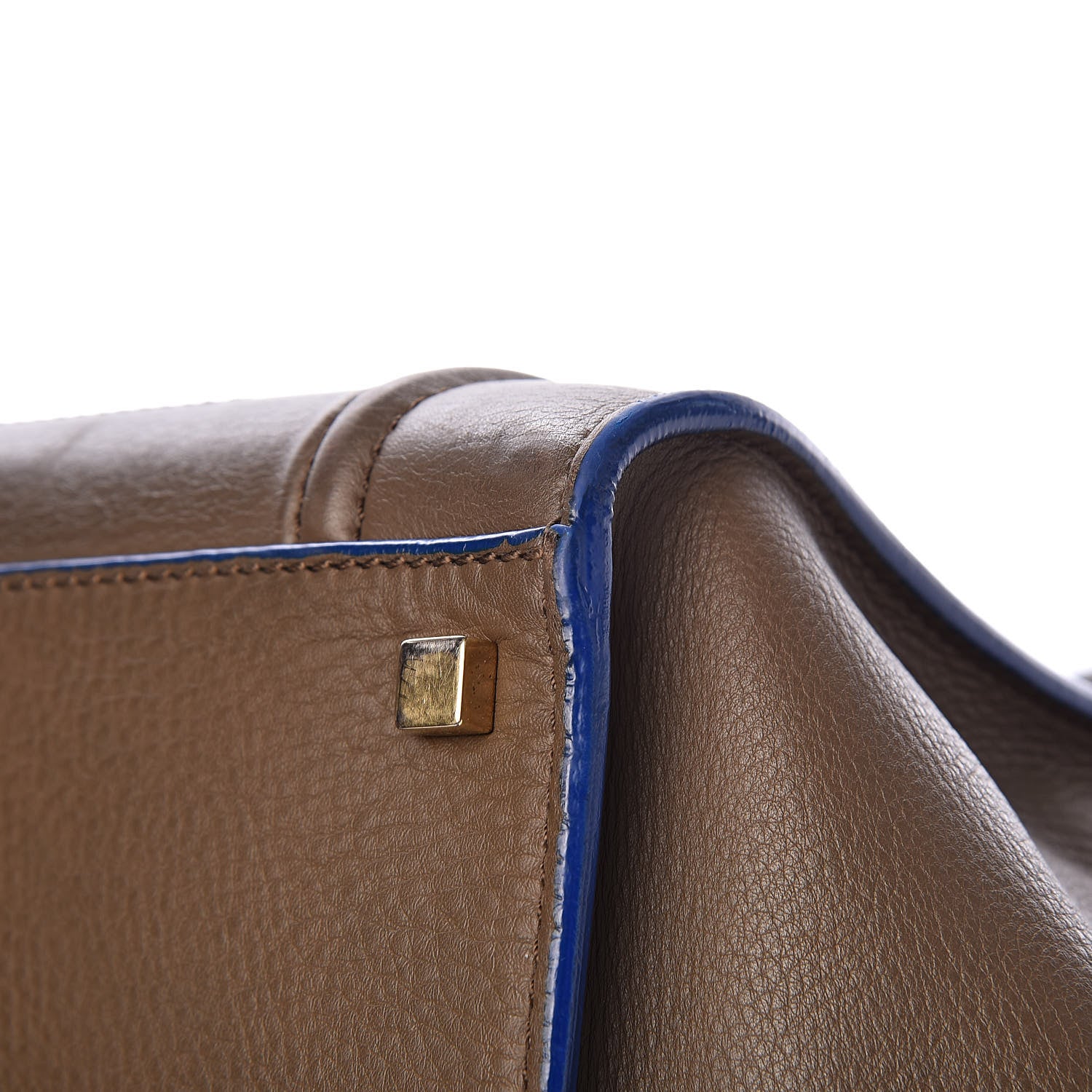 Celine Baby Grained Calfskin Medium Phantom Luggage Khaki 12 of 19