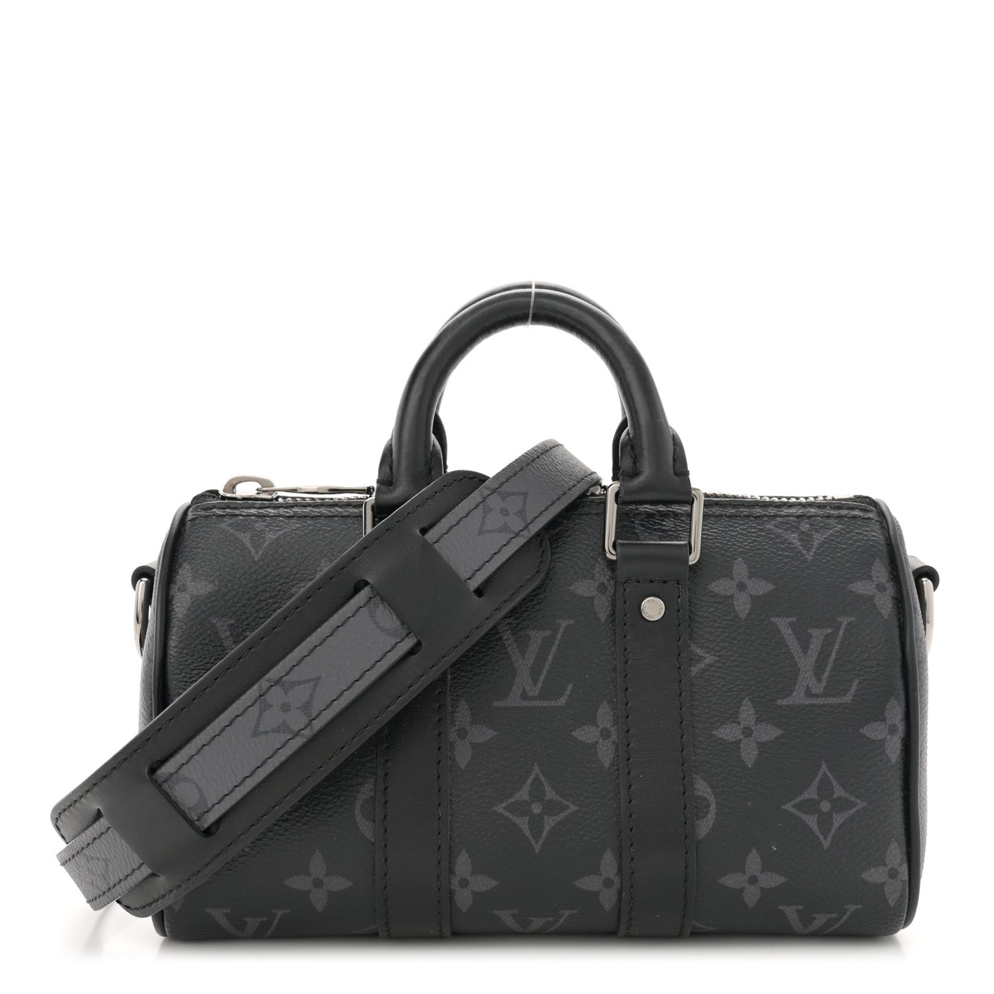 Reverse Monogram Eclipse Keepall XS Black