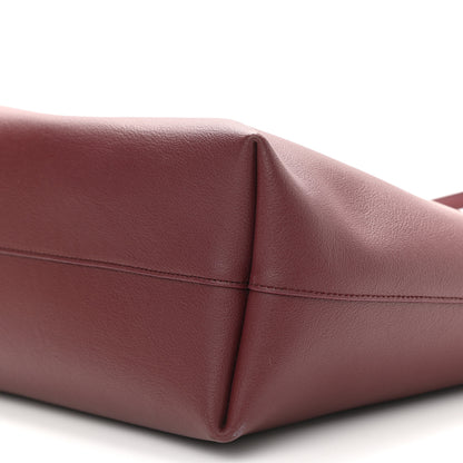 Saint Laurent Calfskin Large Shopping Tote Bordeaux 10 of 13