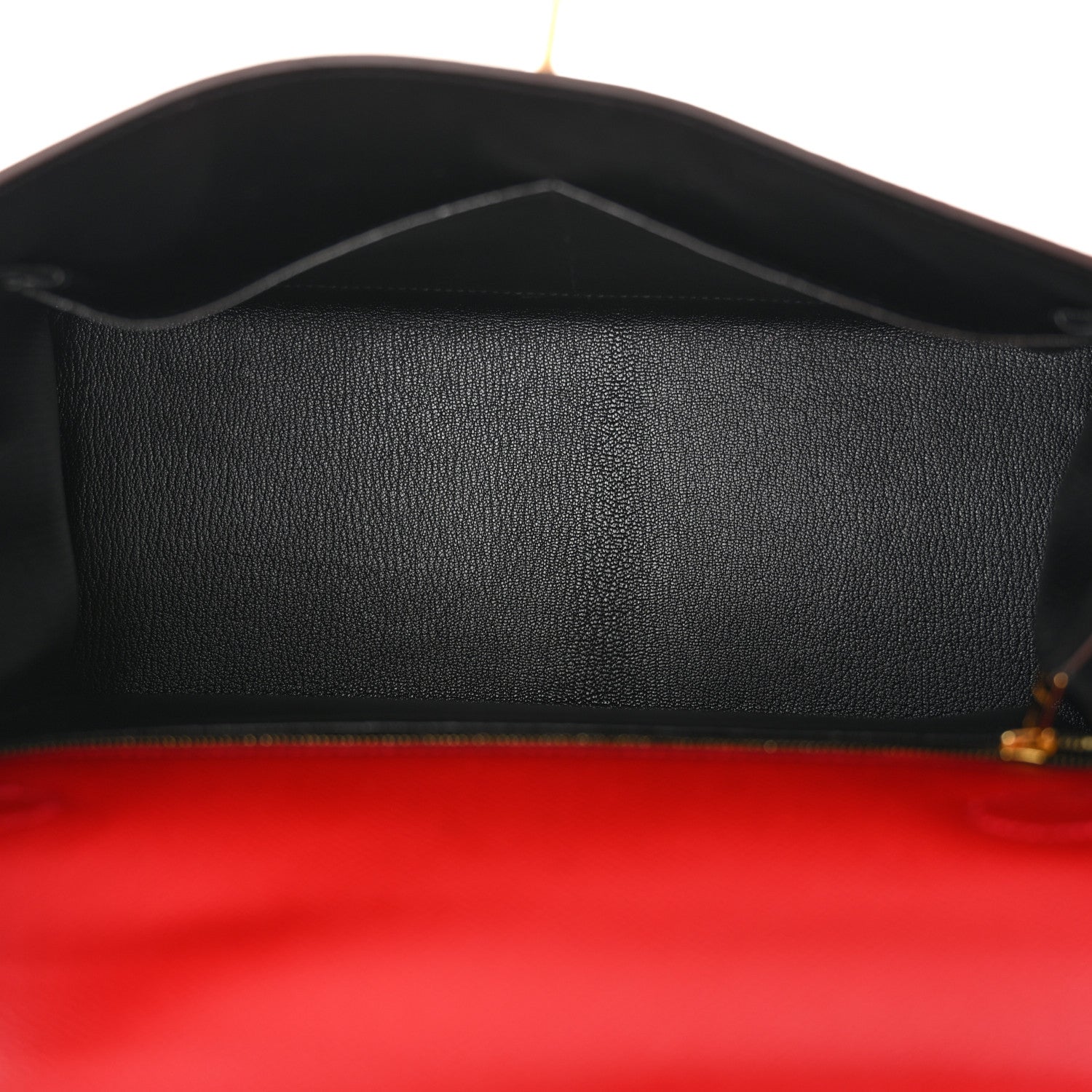 Hermes Epsom Horseshoe Kelly Sellier 28 Rouge Casaque Black 5 of 11