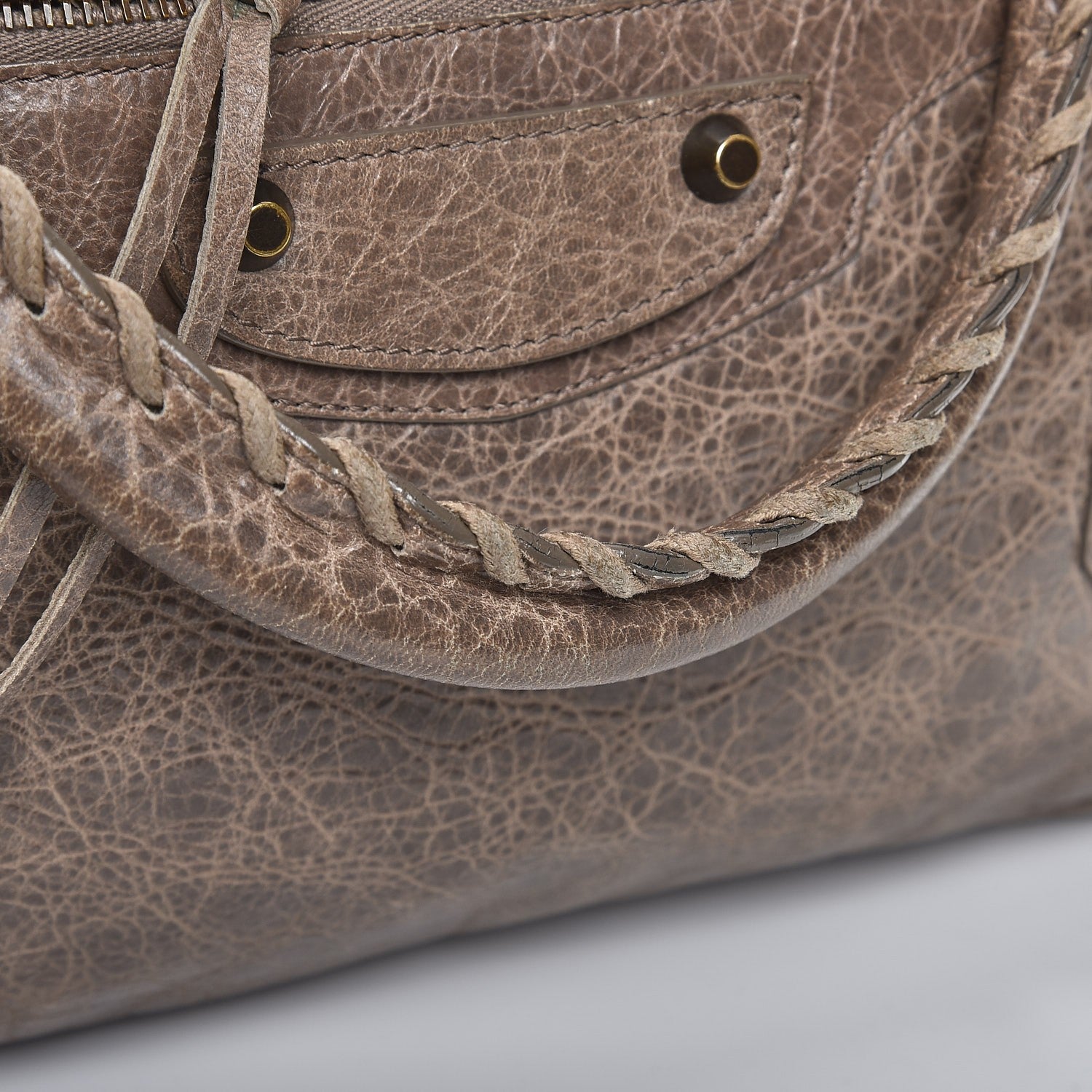 Balenciaga Agneau Classic Hardware Town Gris Poivre 12 of 13