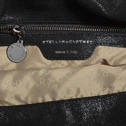 Stella McCartney Shaggy Deer Small Falabella Fold Over Tote Black 6 of 6