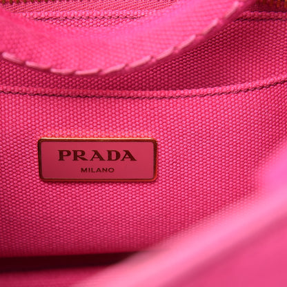 Prada Canapa Small Logo Tote Fuxia 6 of 14