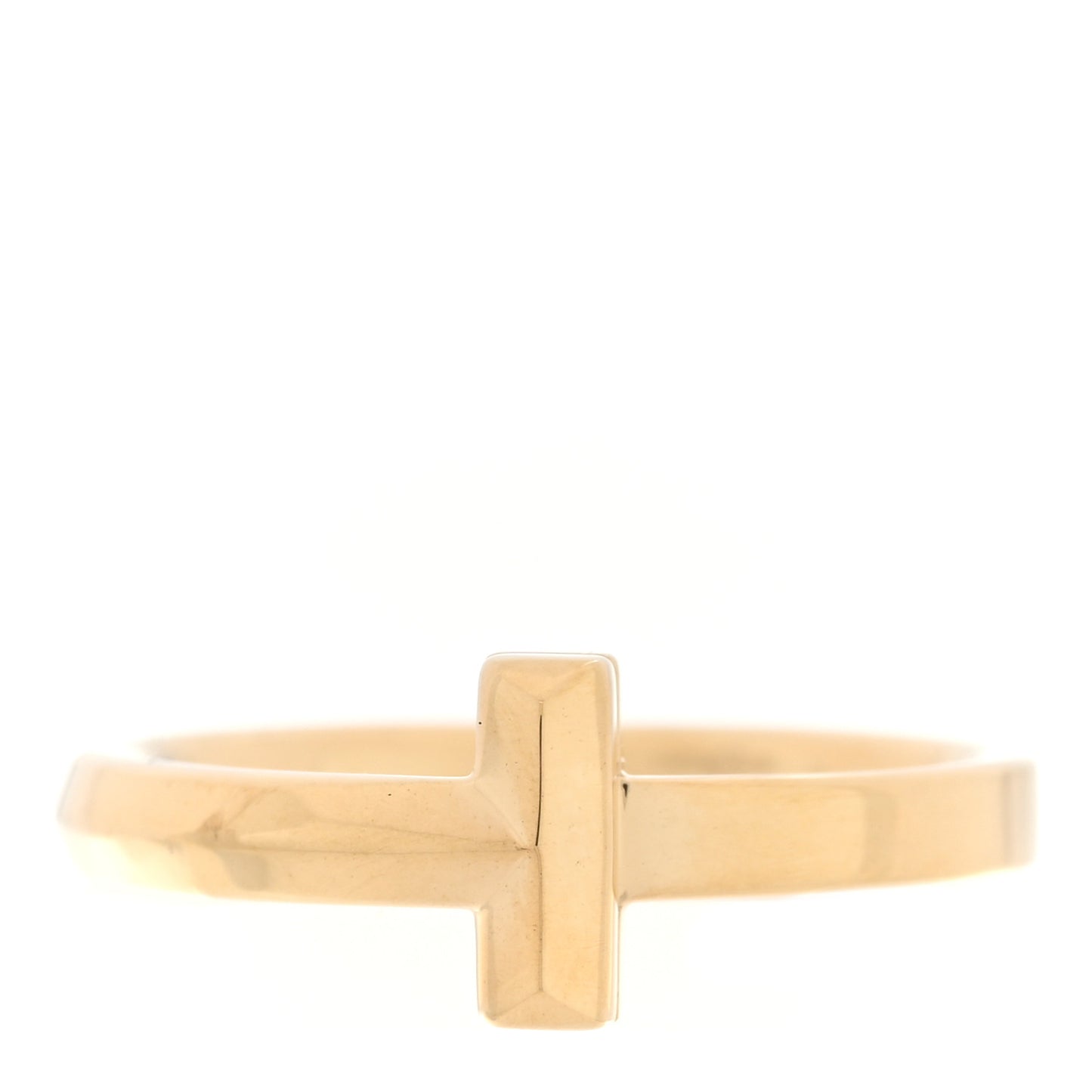 18K Yellow Gold T T1 Ring 52 6
