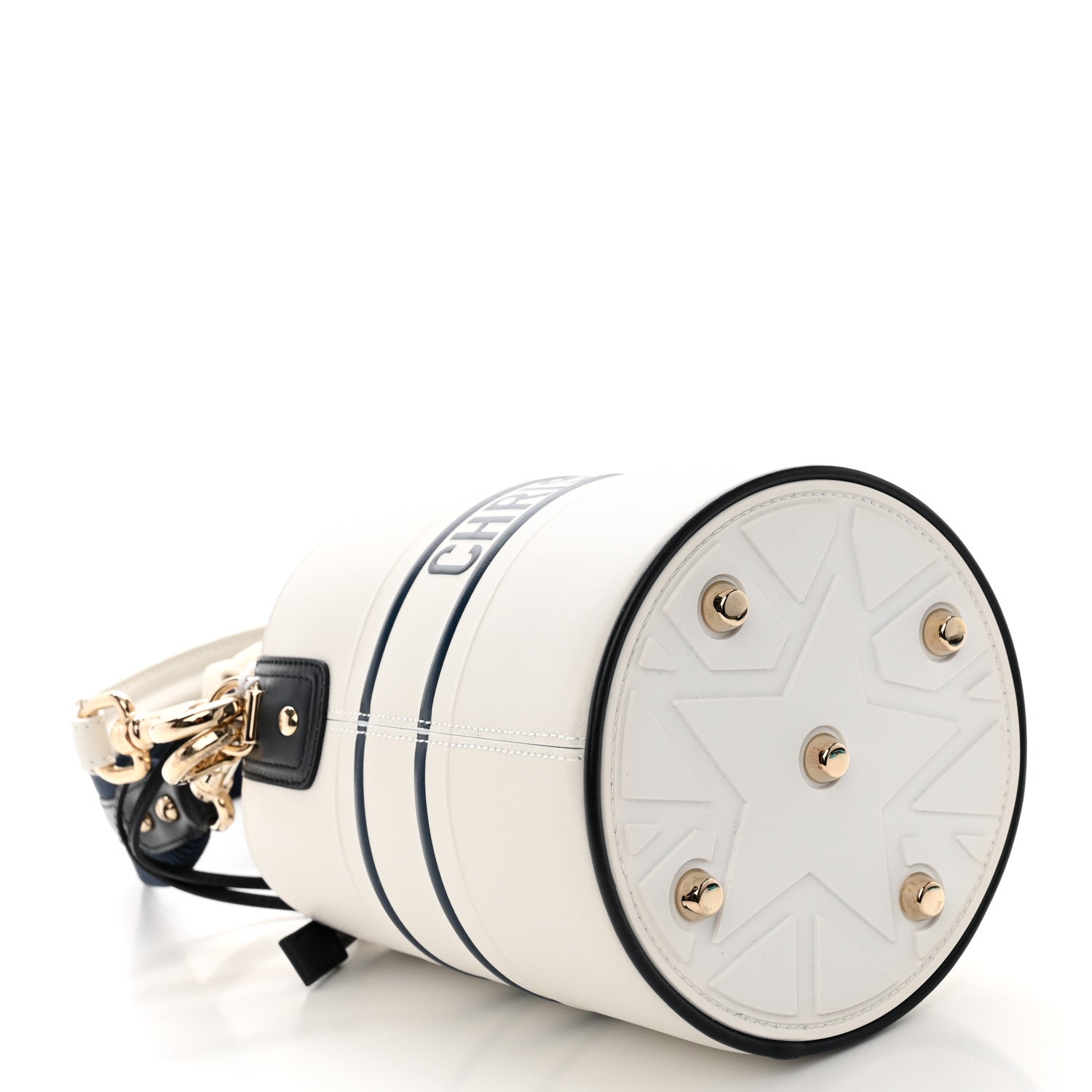 Christian Dior Calfskin Small Dior Vibe Bucket White Multicolor 4 of 10