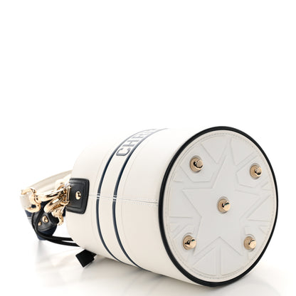 Christian Dior Calfskin Small Dior Vibe Bucket White Multicolor 4 of 10