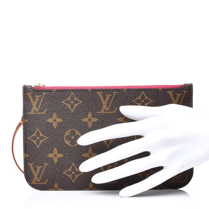 Louis Vuitton Monogram Neverfull PM Pochette Pivoine 2 of 7