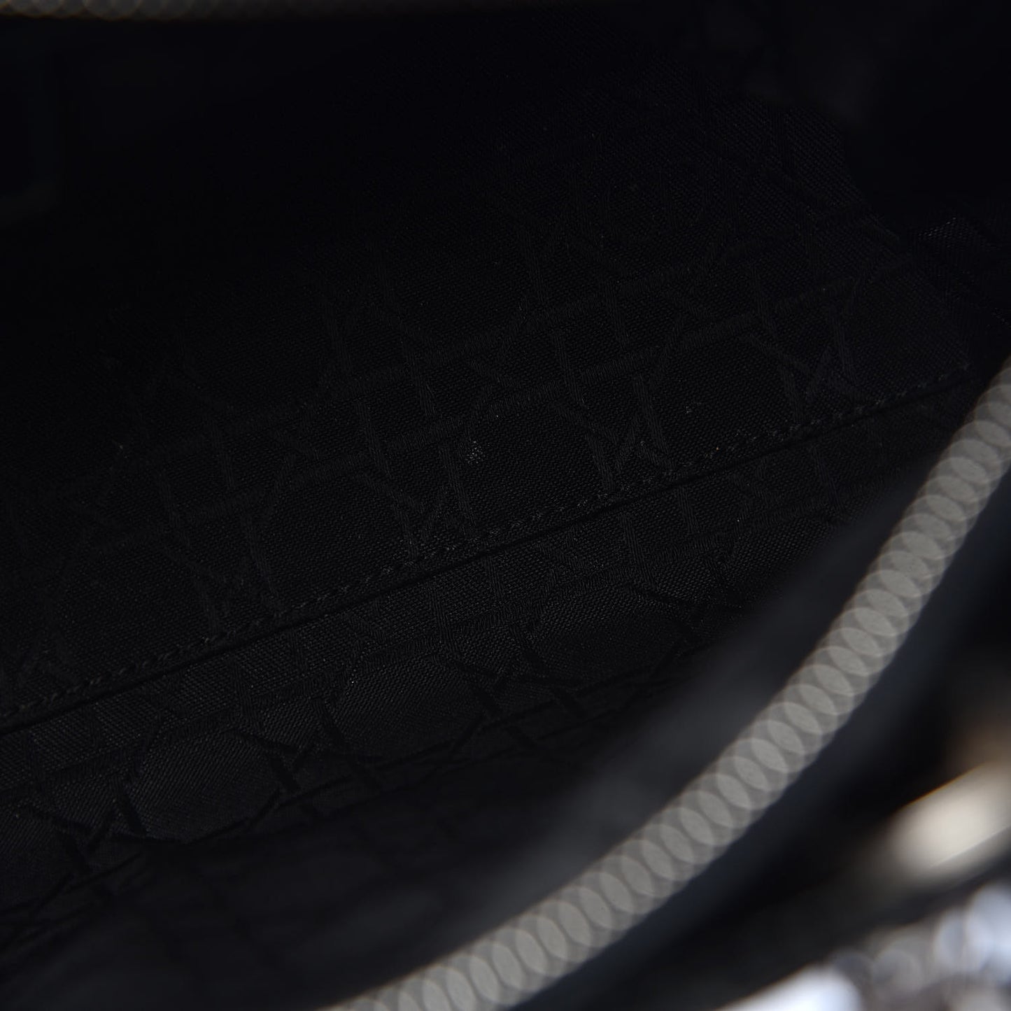 Patent Cannage Large Lady Dior Black
