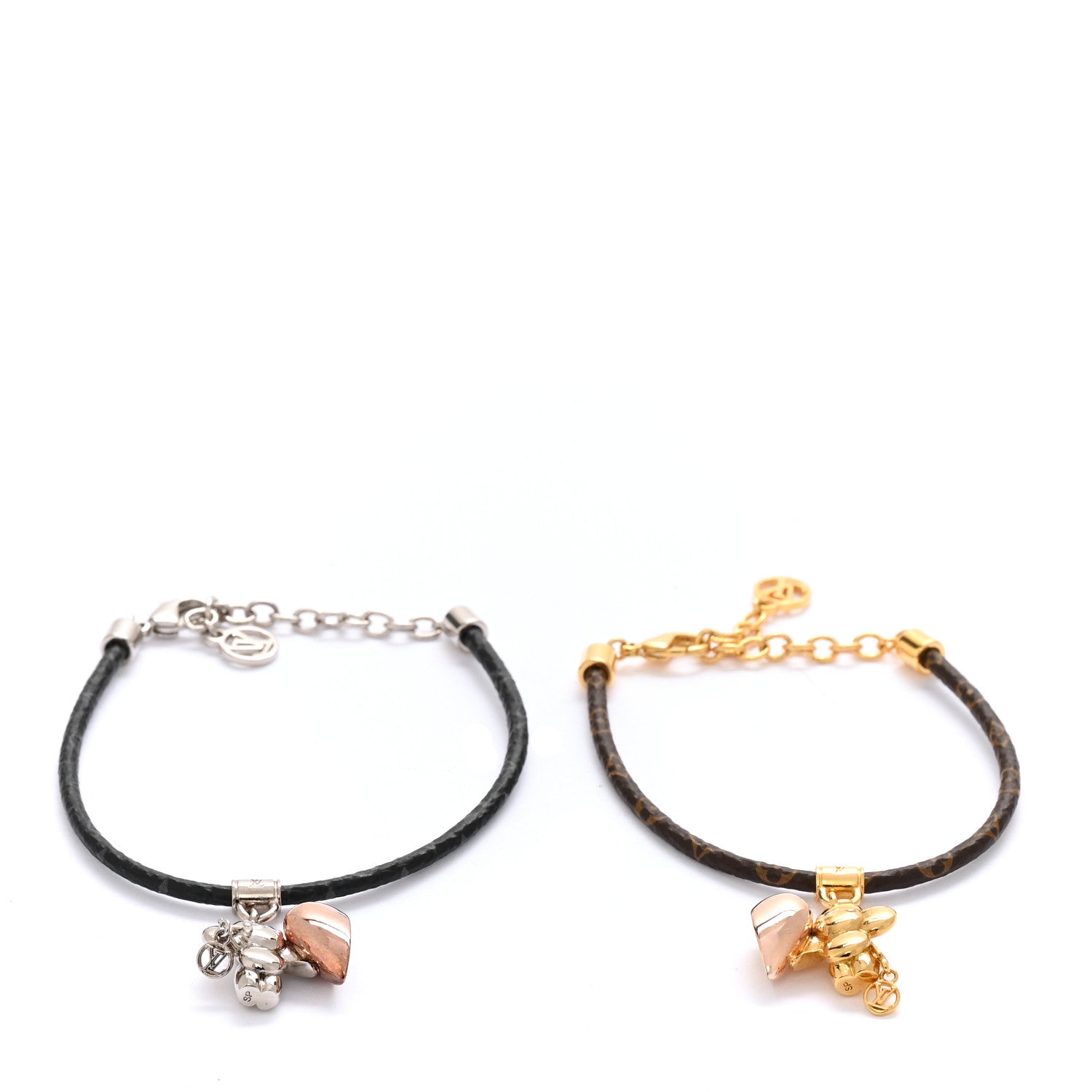 Louis Vuitton Monogram Vivienne Amour Bracelet Set 1 of 8