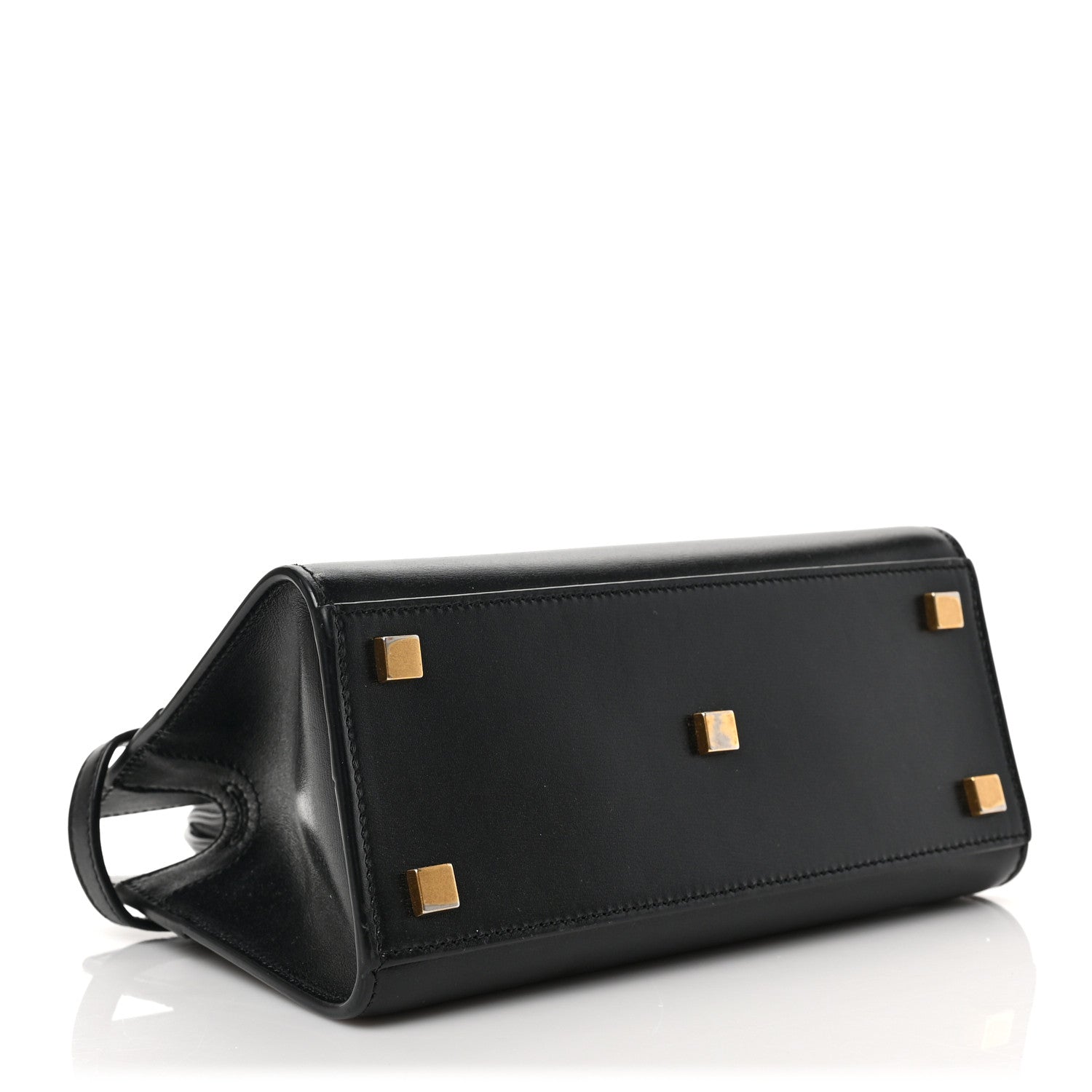 Saint Laurent Smooth Calfskin Manhattan Nano Shopper Tote Black 4 of 8
