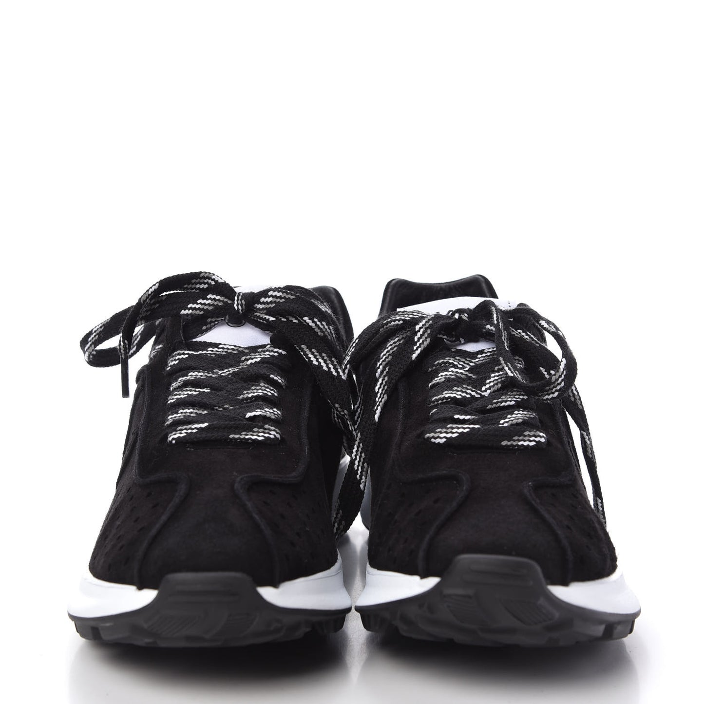 Suede Goatskin CC Sneakers 36.5 Black