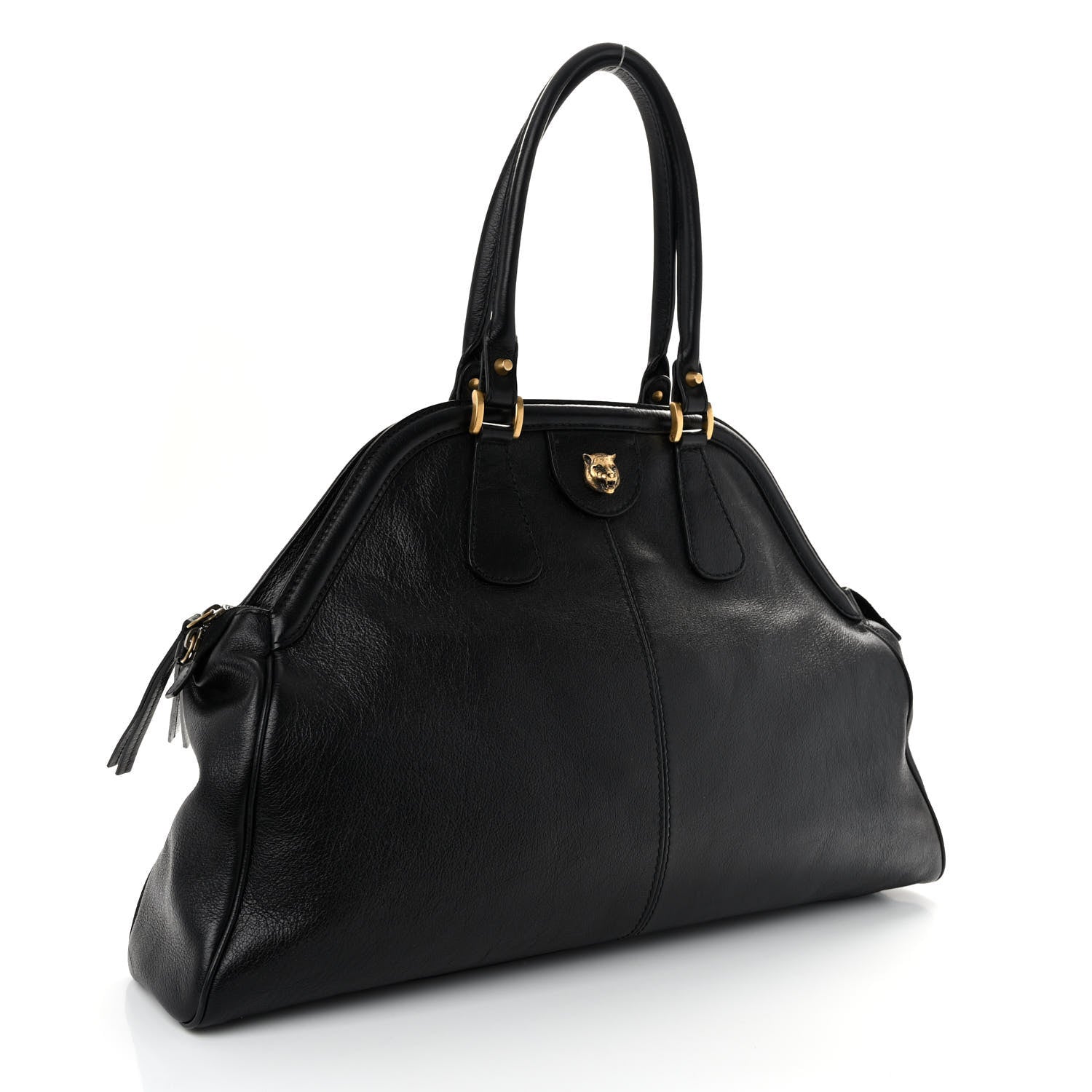 Gucci Calfskin Large Re(Belle) Top Handle Bag Black 3 of 9