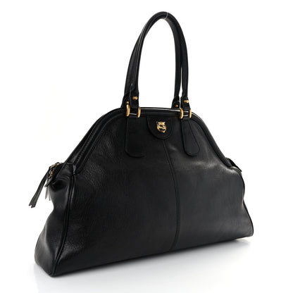 Gucci Calfskin Large Re(Belle) Top Handle Bag Black 3 of 9