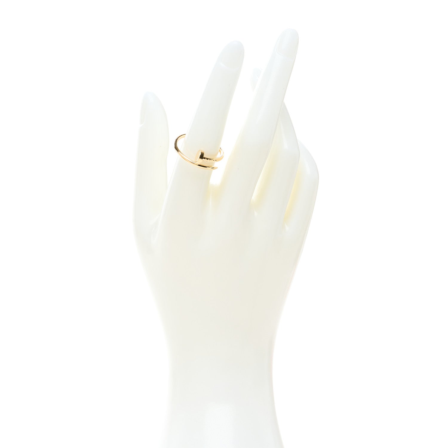 Cartier 18K Yellow Gold Small Juste Un Clou Ring 55 7.25 2 of 4