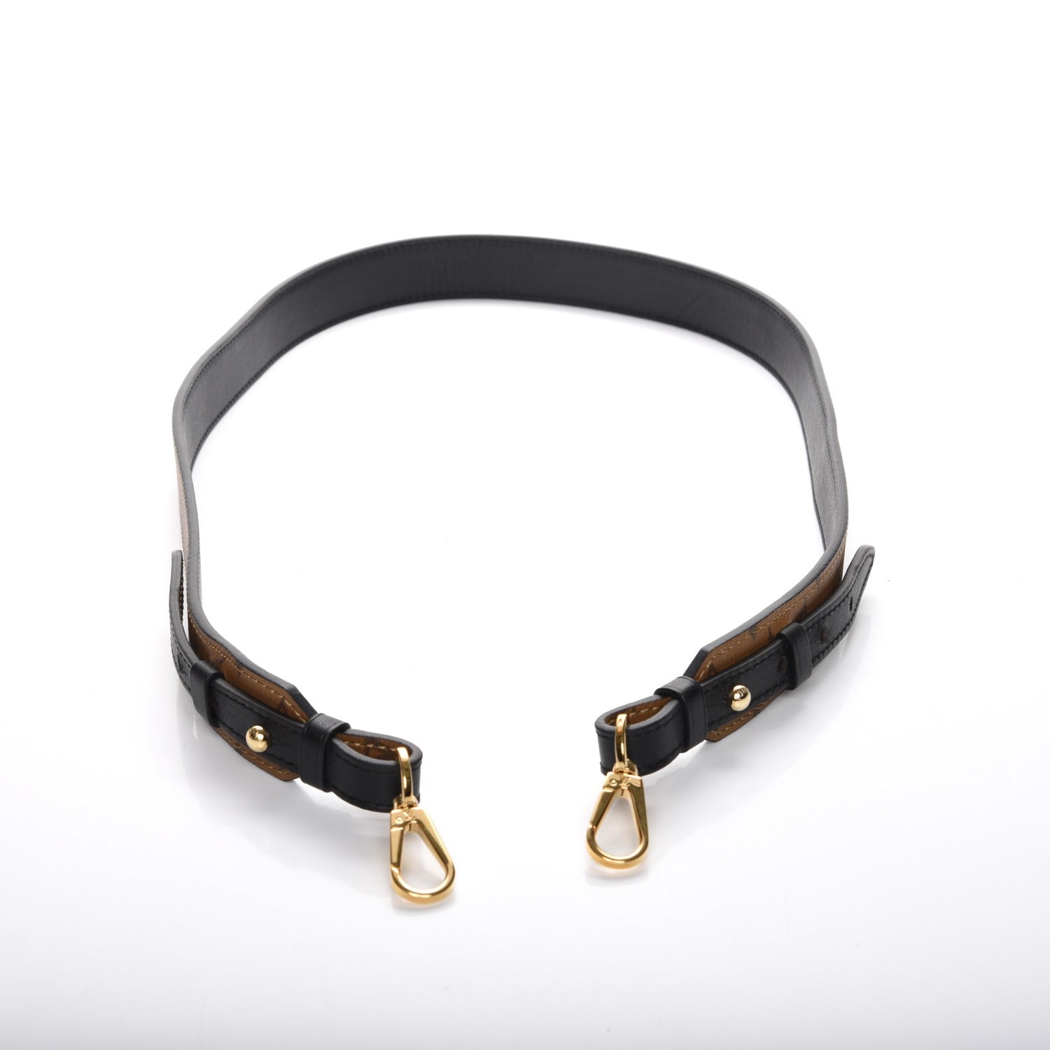 Louis Vuitton Reverse Monogram Bandouliere Shoulder Strap XL Black 5 of 6