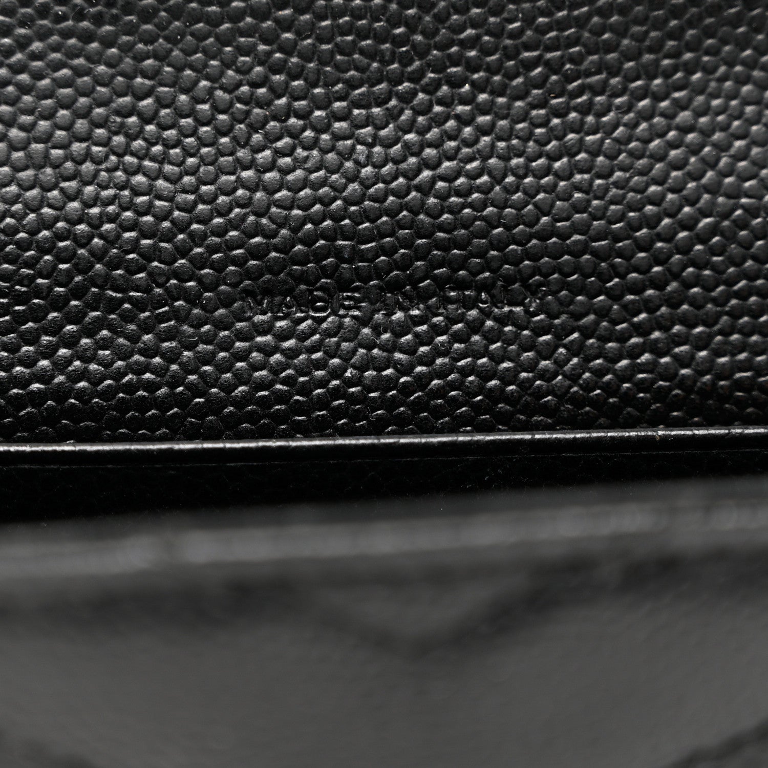 Saint Laurent Grain De Poudre Matelasse Chevron Small Monogram Envelope Wallet Black 6 of 8