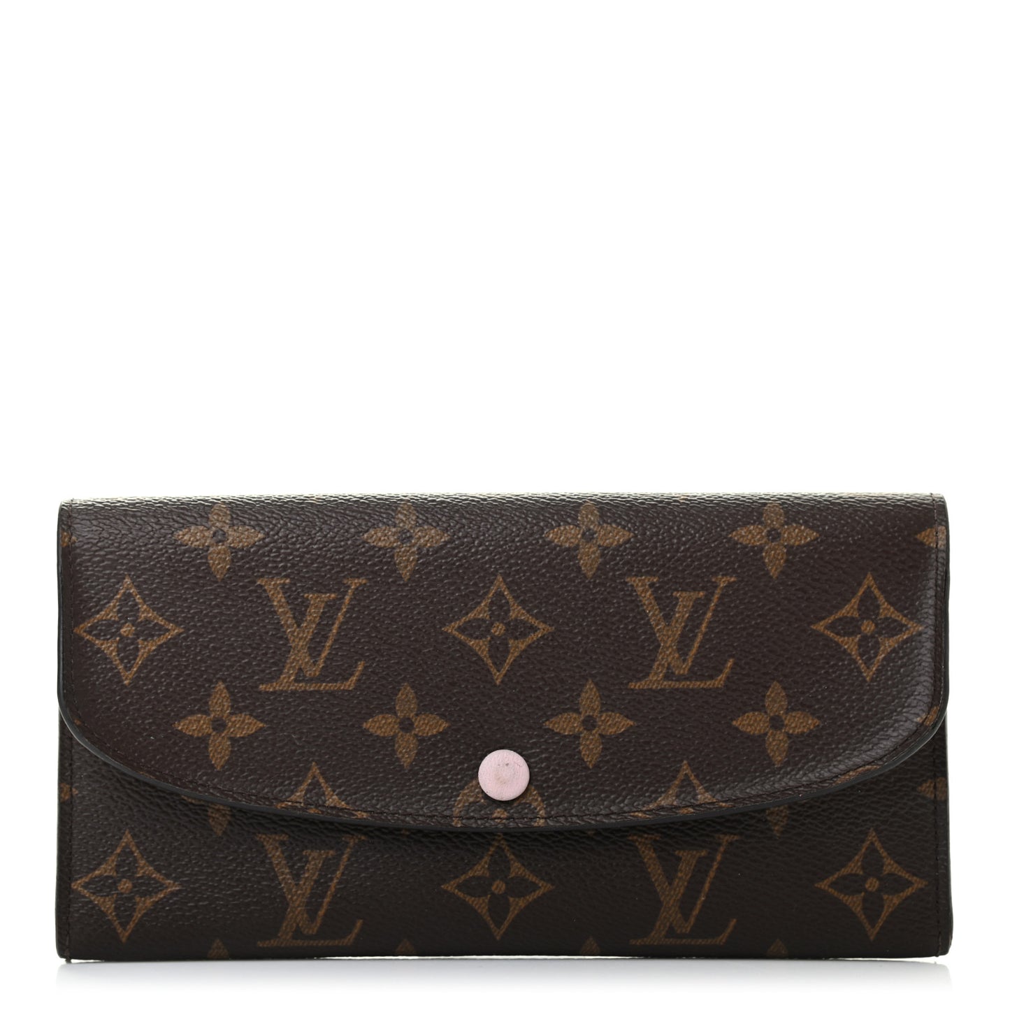 Monogram Emilie Wallet Rose Ballerine