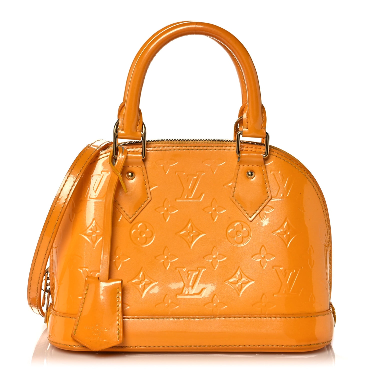 Louis Vuitton Vernis Alma BB Jaune Passion 1 of 17