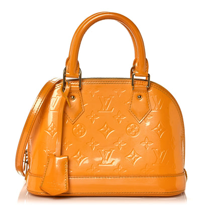 Louis Vuitton Vernis Alma BB Jaune Passion 1 of 17