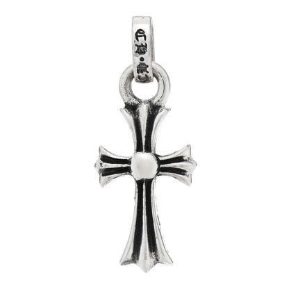 Chrome Hearts Sterling Silver Baby Fat Cross Single Earring 1 of 3