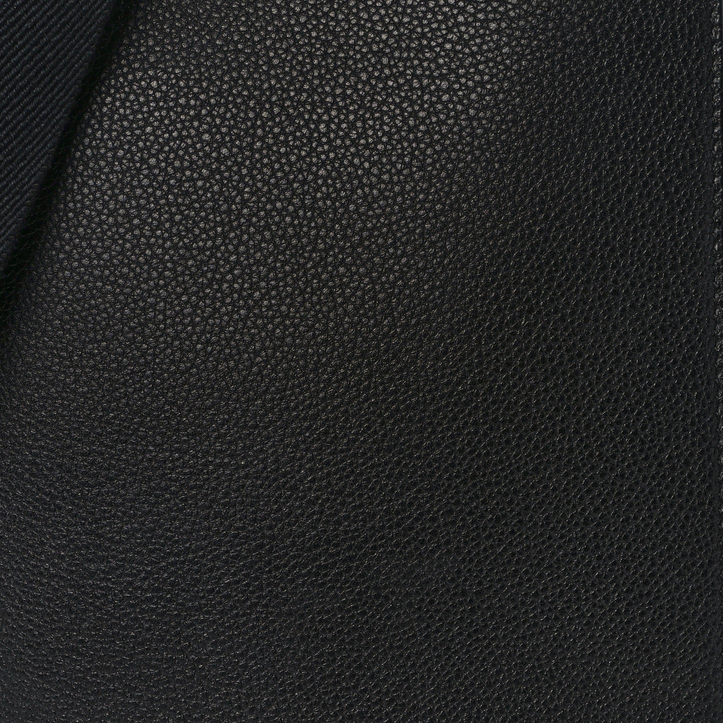 Soft Grained Calfskin Small Sangle Bucket Bag Black