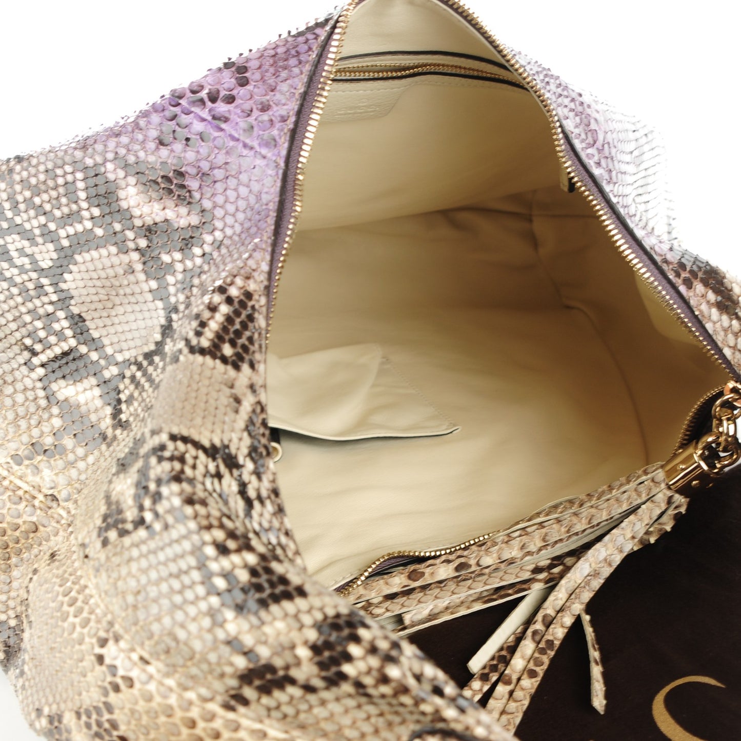 Python Large Soho Hobo Grape Multicolor
