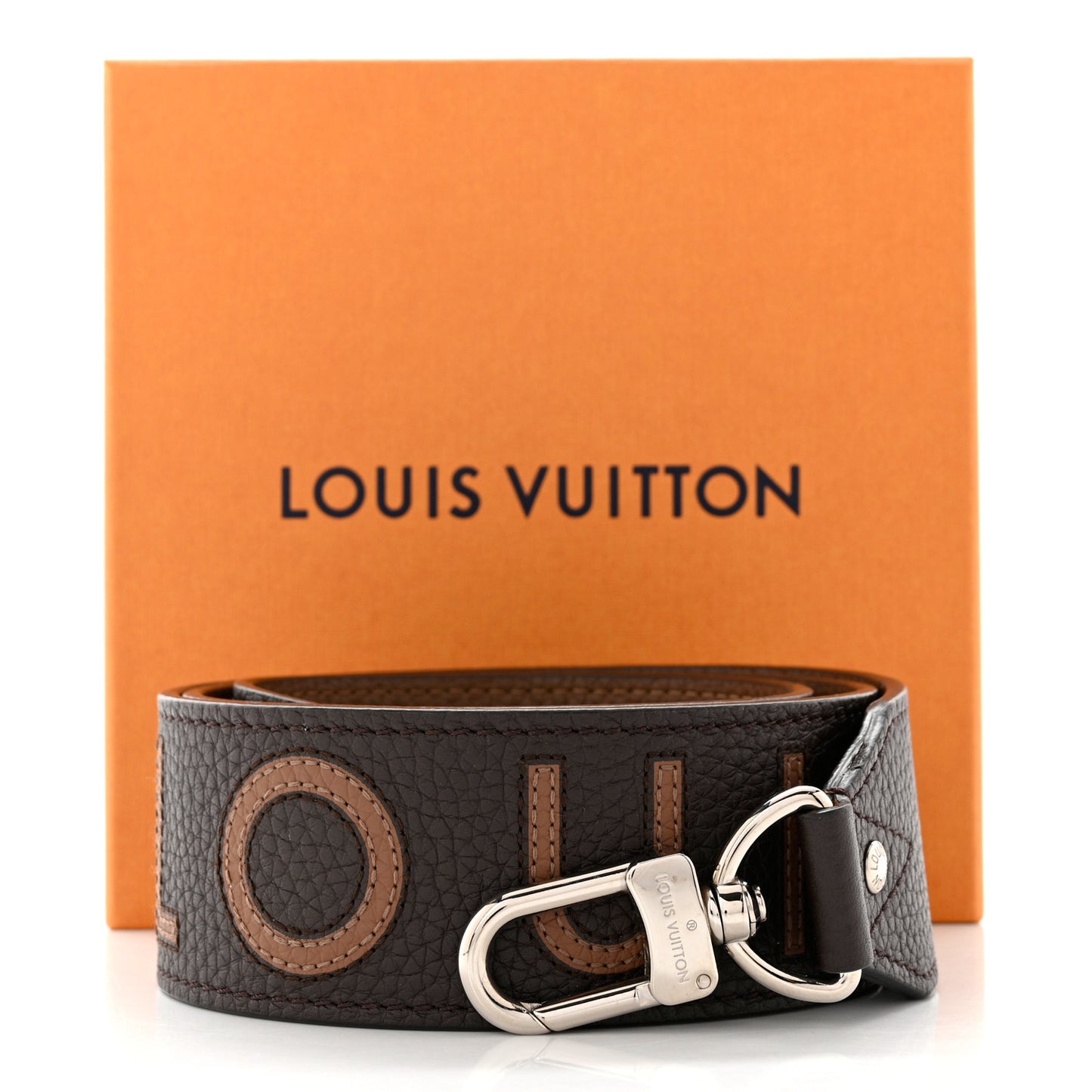 Taurillon Bandouliere Reversible Shoulder Strap Marron