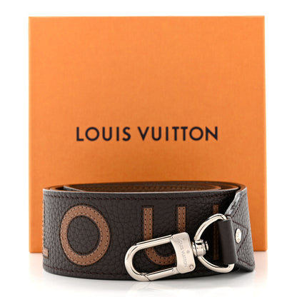 Louis Vuitton Taurillon Bandouliere Reversible Shoulder Strap Marron 8 of 8