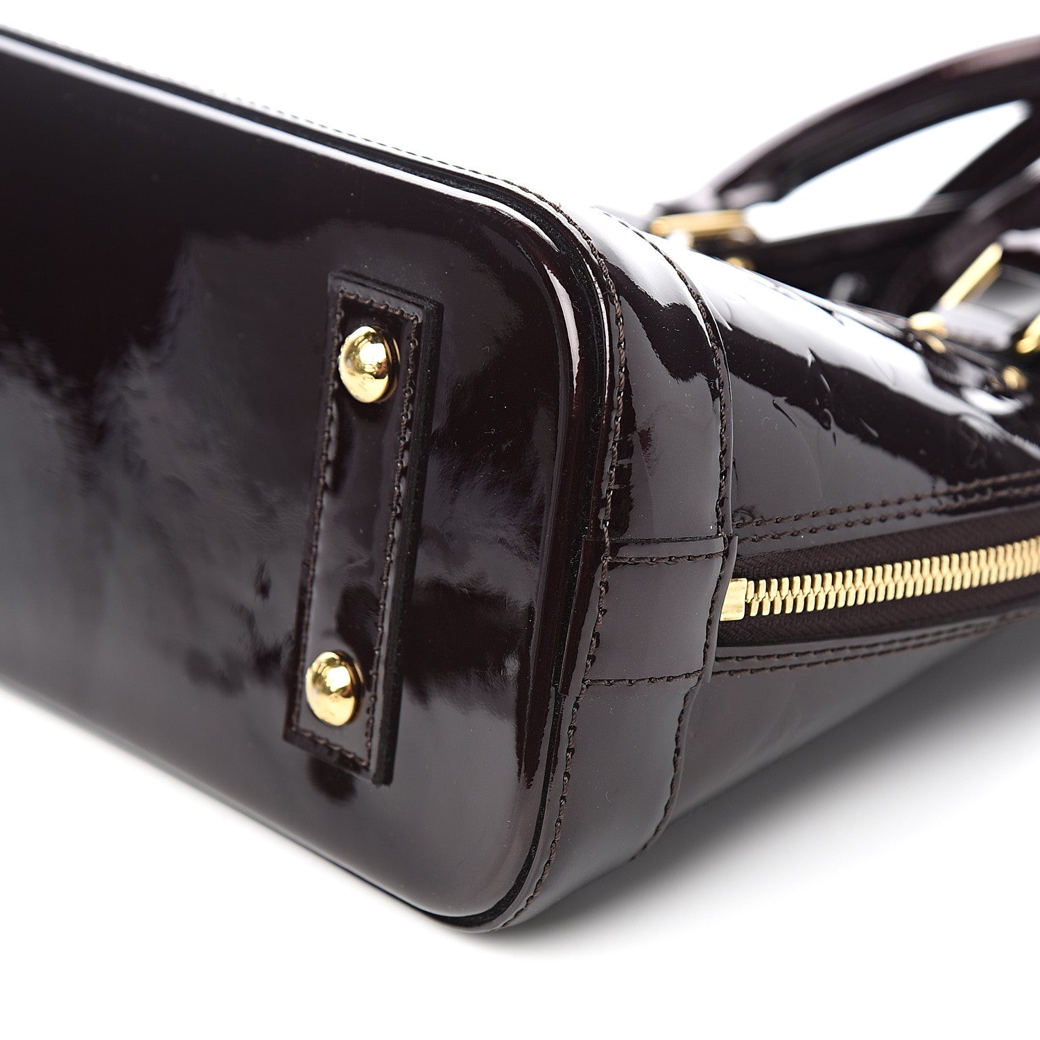 Louis Vuitton Vernis Alma BB Amarante 7 of 8