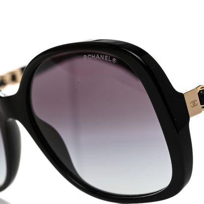 Chanel Acetate Chain Sunglasses 5470-Q-A Black 7 of 9