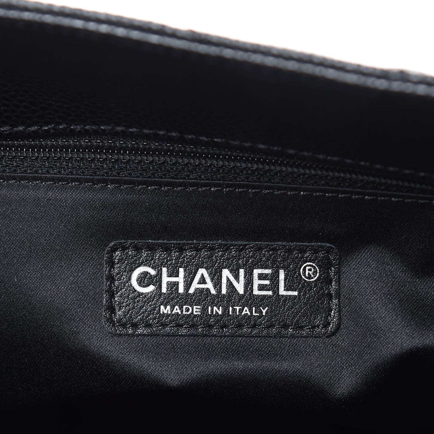 Caviar Quilted Grand Shopping Tote GST Black