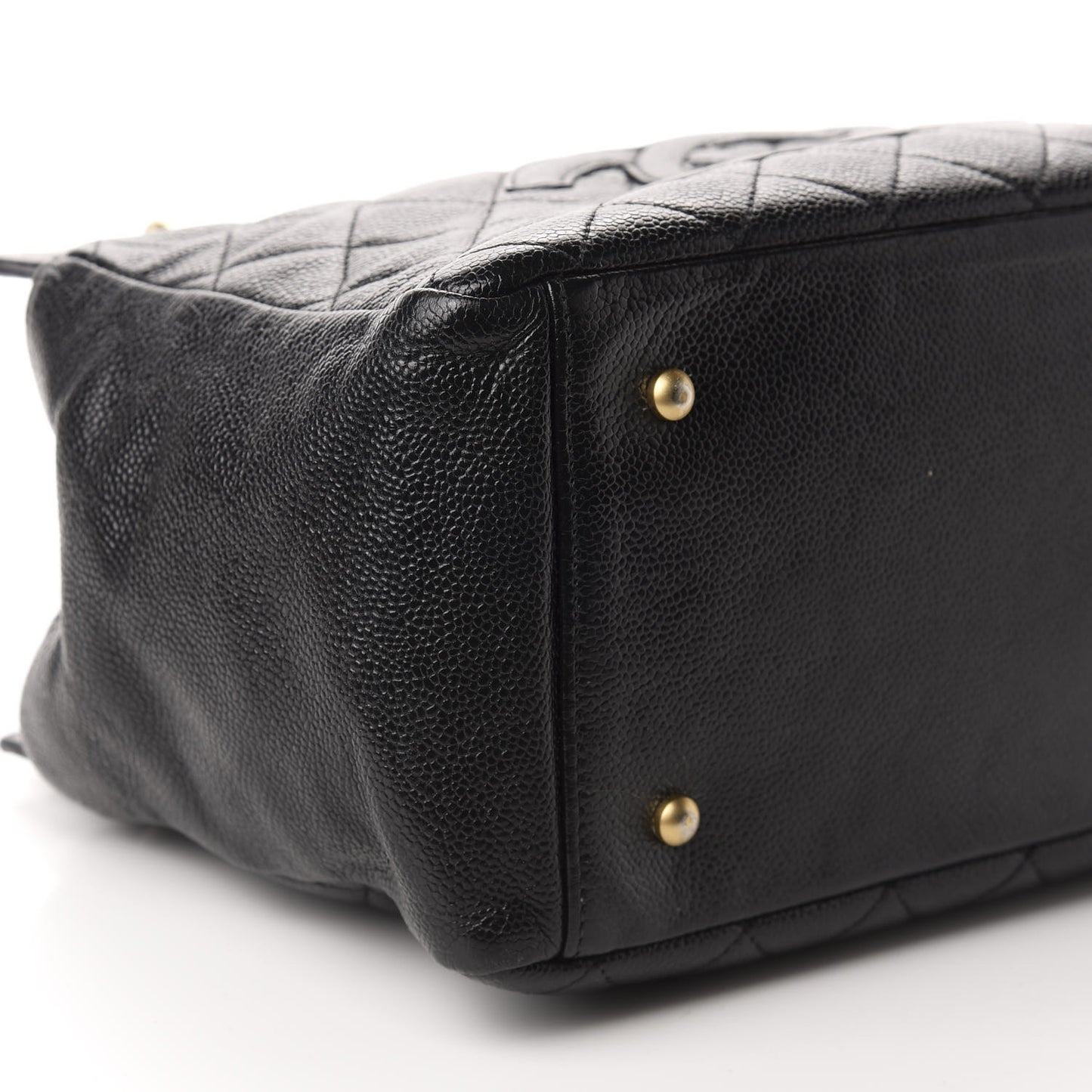 Caviar Quilted Petit Timeless Tote PTT Black