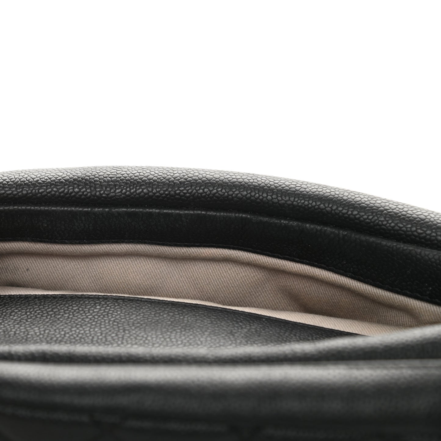 Caviar Quilted Jumbo Easy Flap Black
