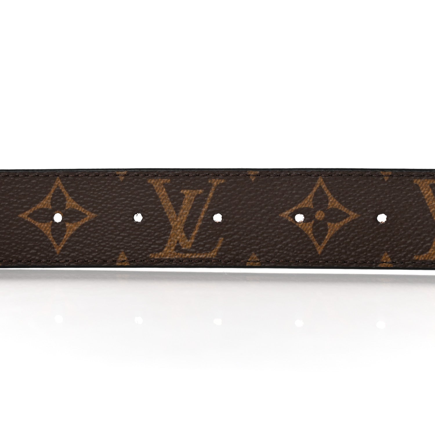 Louis Vuitton Calfskin Monogram 30mm LV Initiales Reversible Belt 80 32 Black 4 of 9