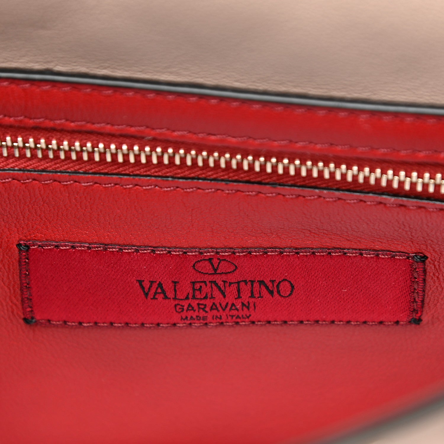 Valentino Garavani Lambskin Medium Rockstud Spike Shoulder Bag Poudre 5 of 9