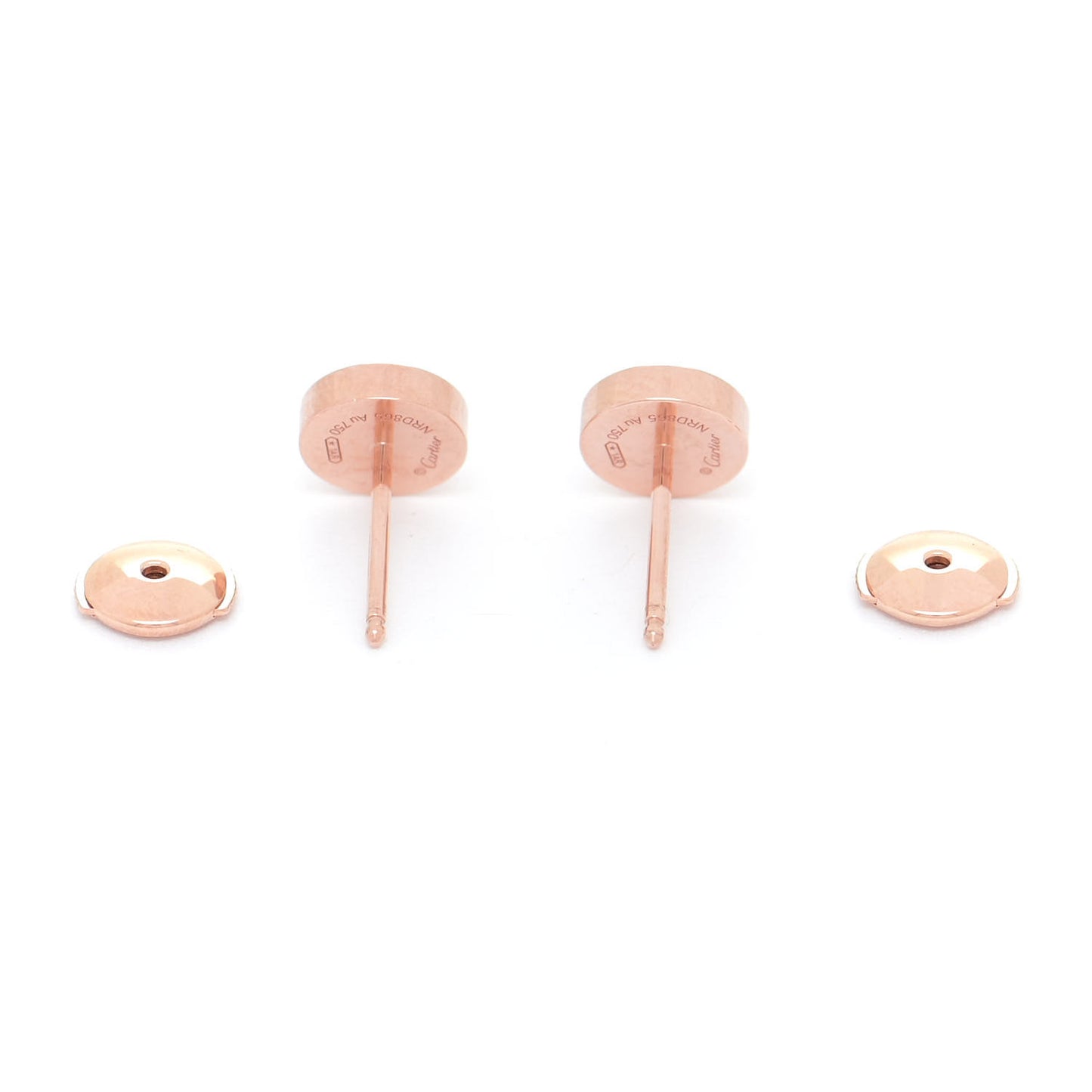 18K Pink Gold LOVE Earrings