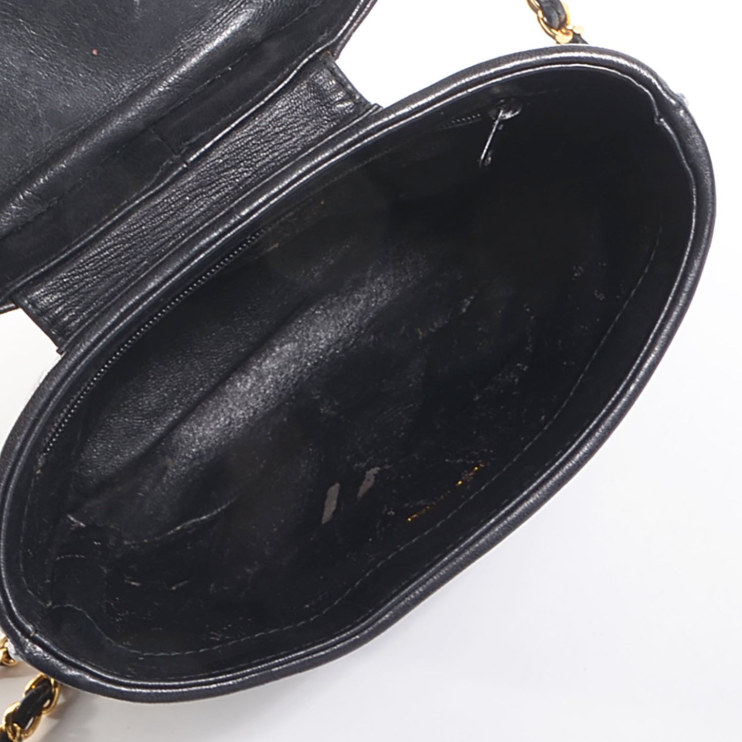 Lambskin Quilted Shoulder Bag Black