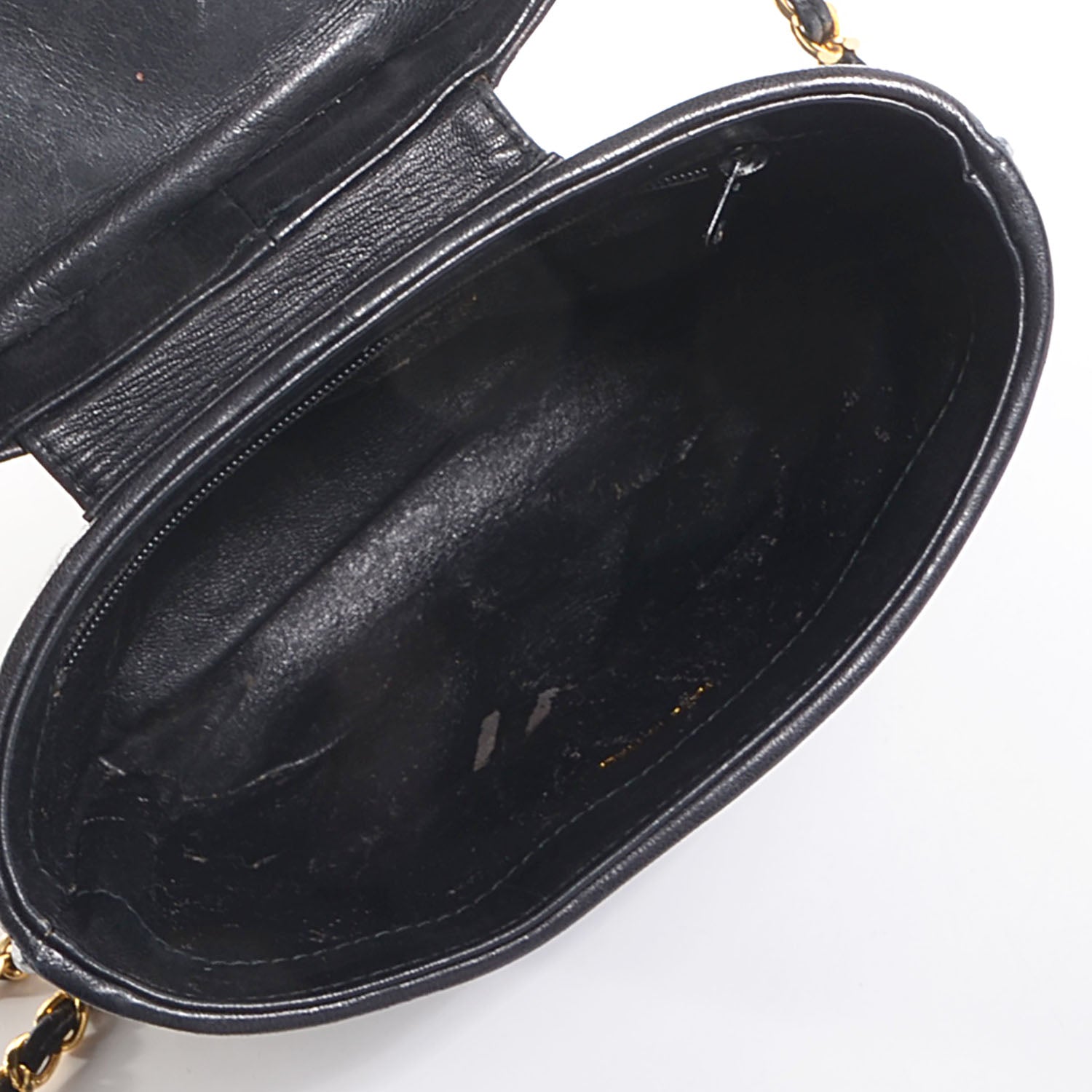 Chanel Lambskin Quilted Shoulder Bag Black 5 of 8