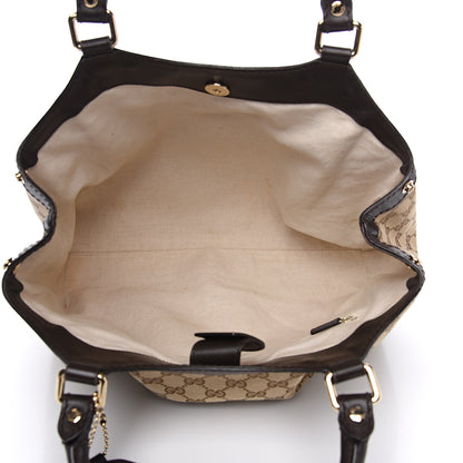 Gucci Monogram Large Sukey Tote Dark Brown 4 of 13