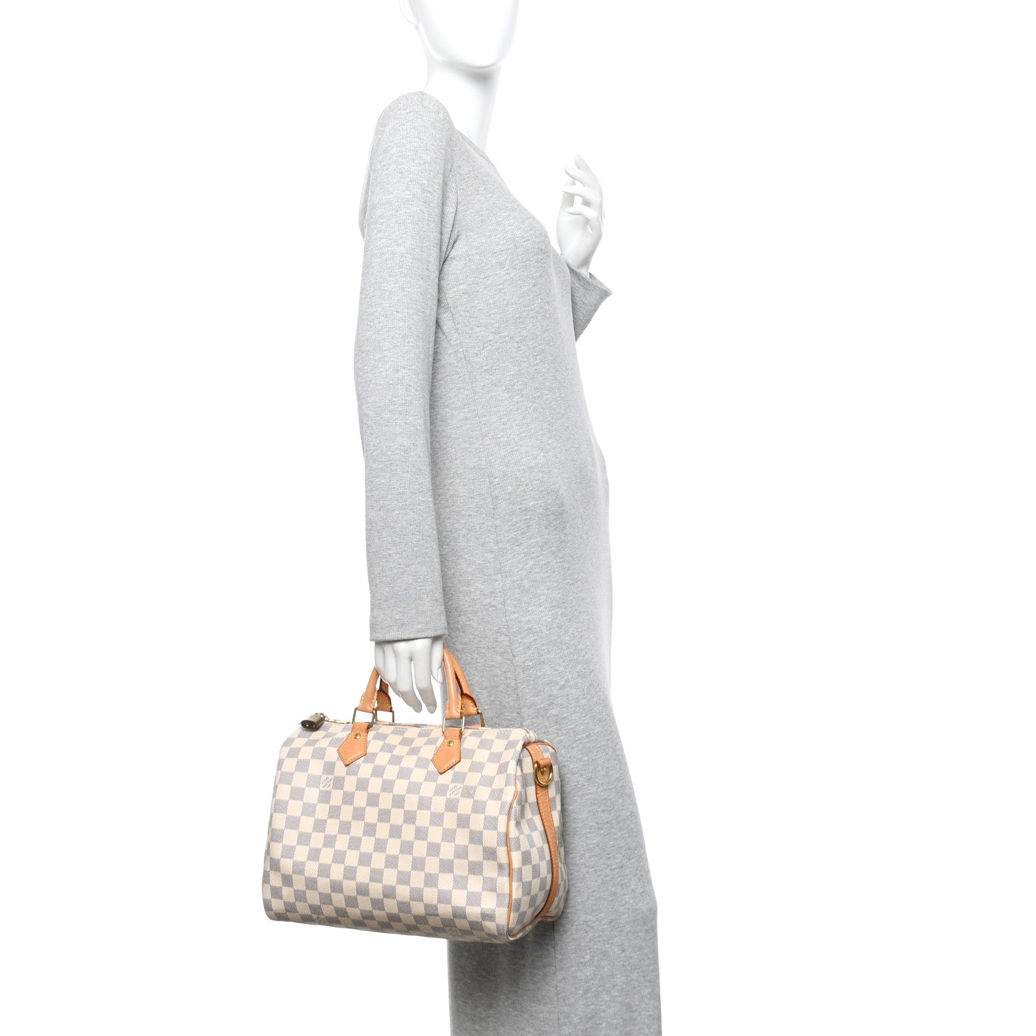 Louis Vuitton Damier Azur Speedy Bandouliere 30 2 of 15