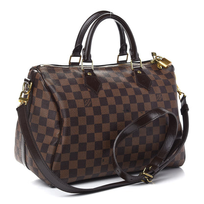 Louis Vuitton Damier Ebene Speedy Bandouliere 30 3 of 16
