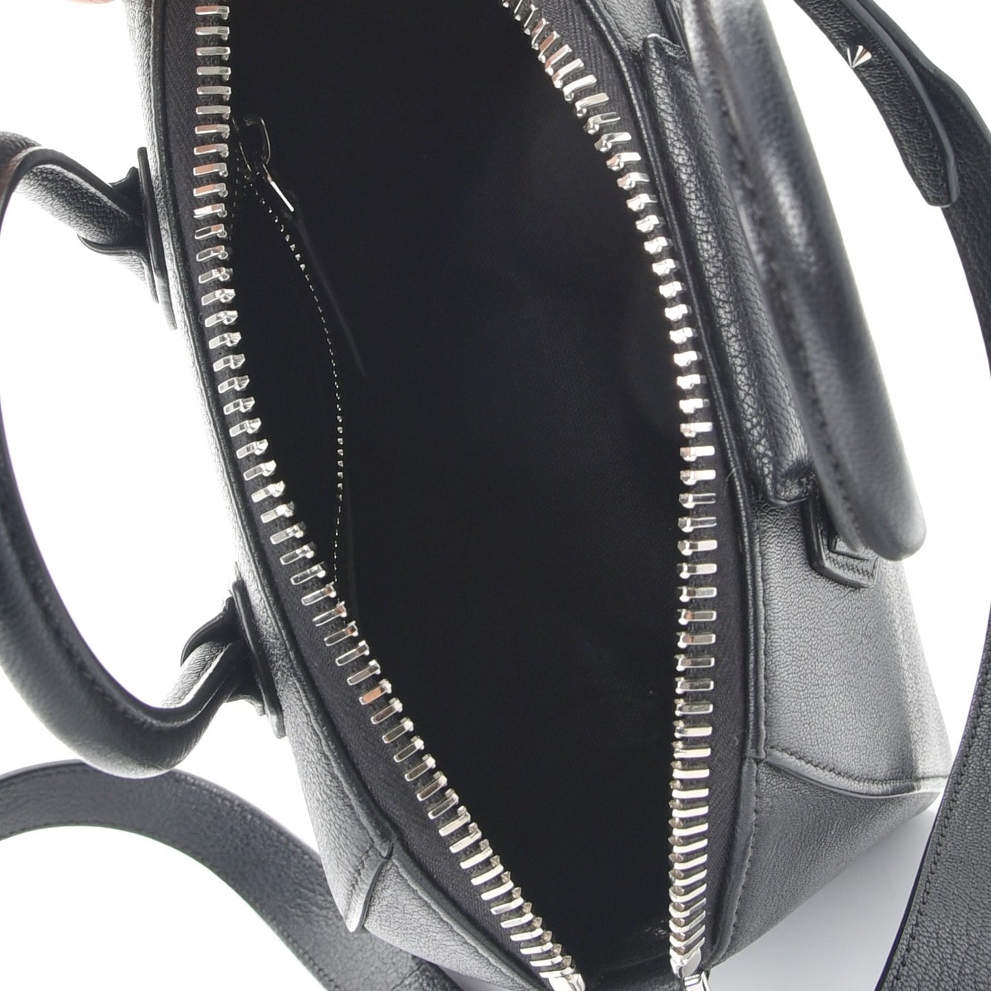 Sugar Goatskin Mini Antigona Black