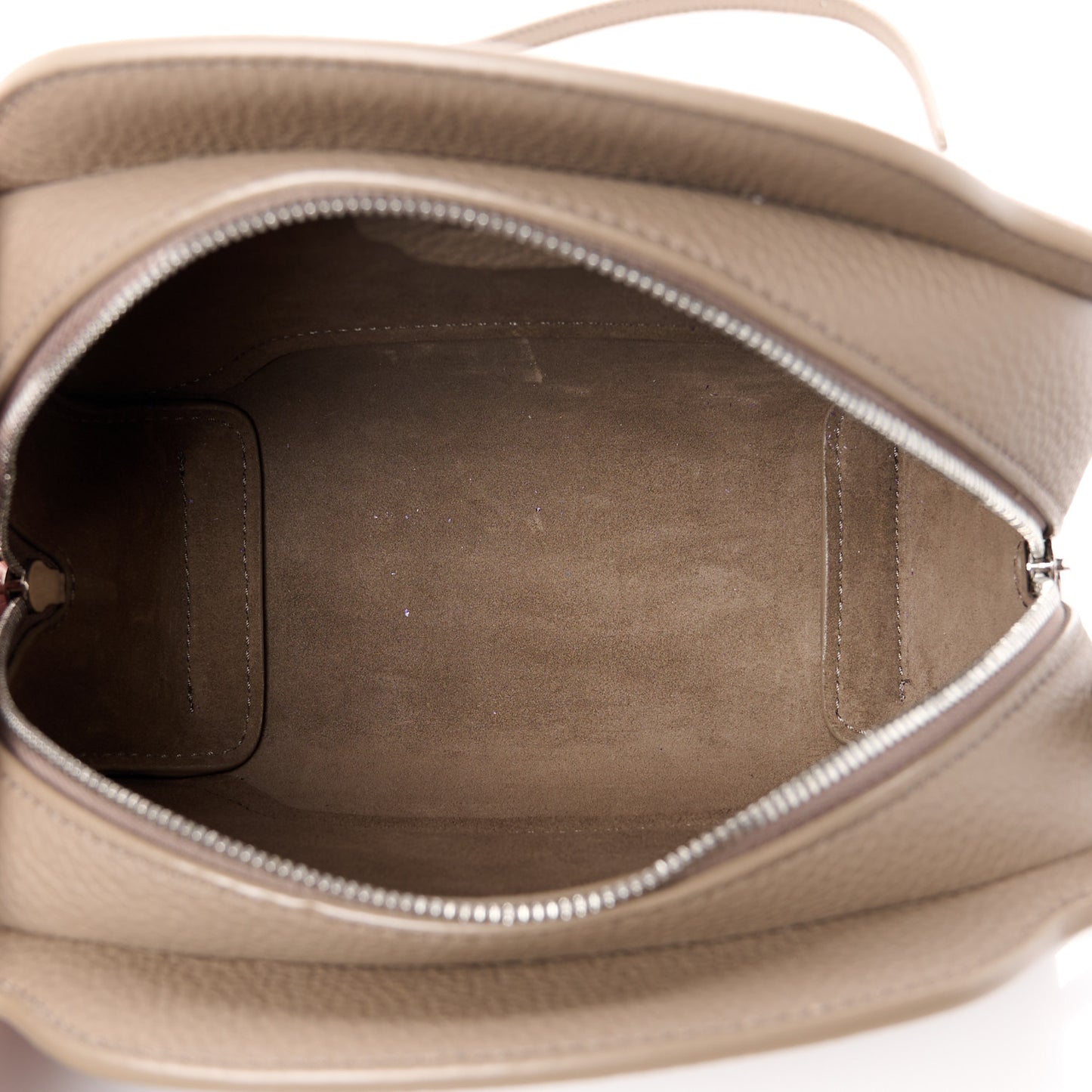 Grained Calfskin Sesia Crossbody Warm Mastic