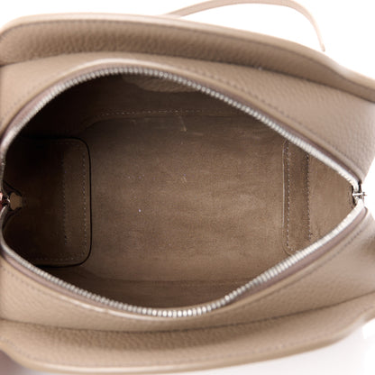 Loro Piana Grained Calfskin Sesia Crossbody Warm Mastic 5 of 10