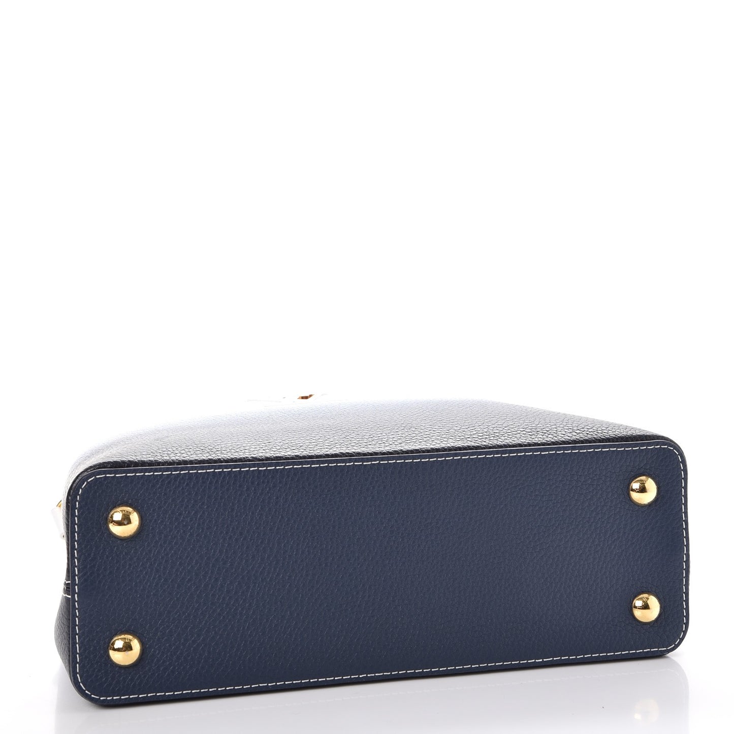 Taurillon Capucines PM Blue Marine