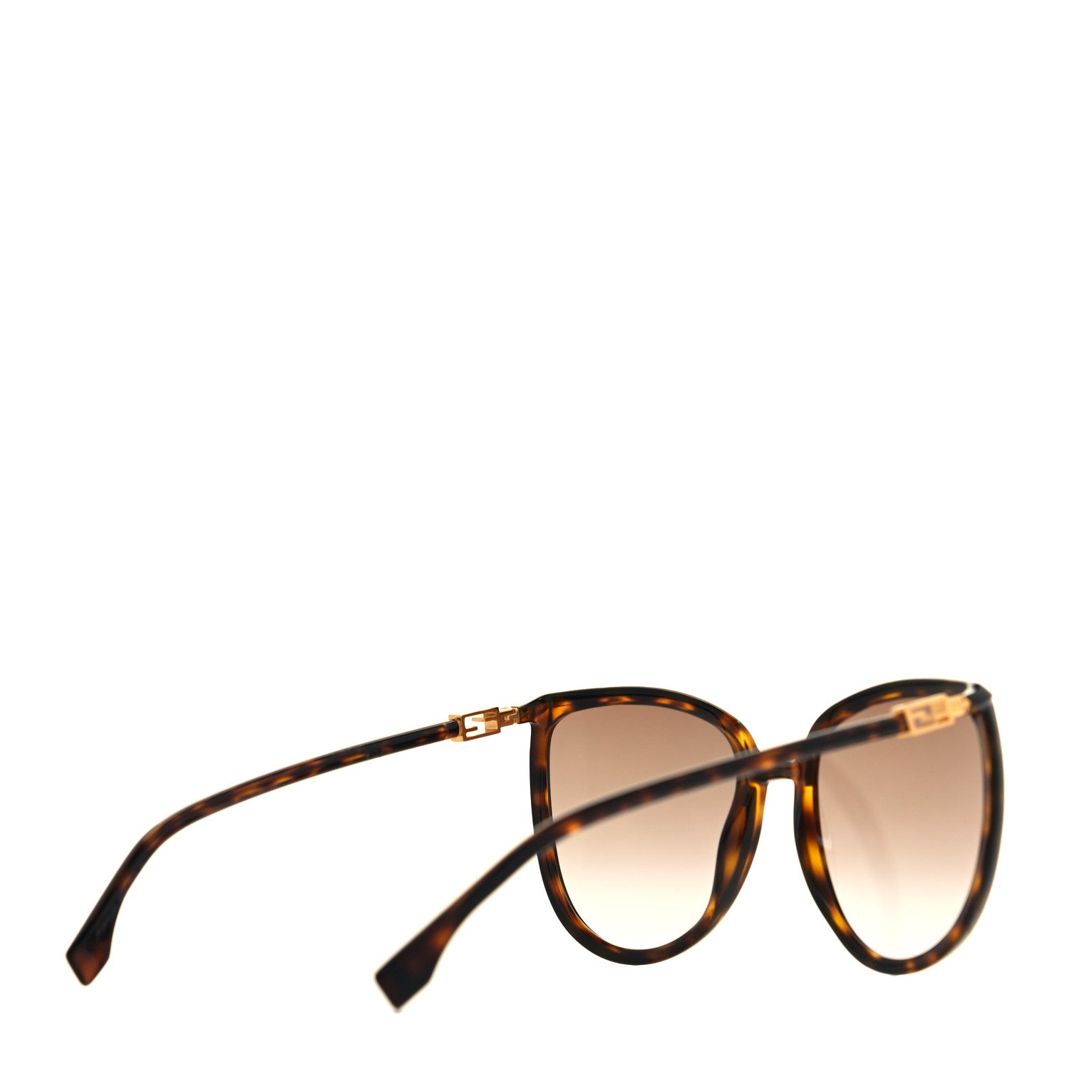 Fendi Acetate Cat Eye Sunglasses FF 0432/G/S Tortoise 3 of 7